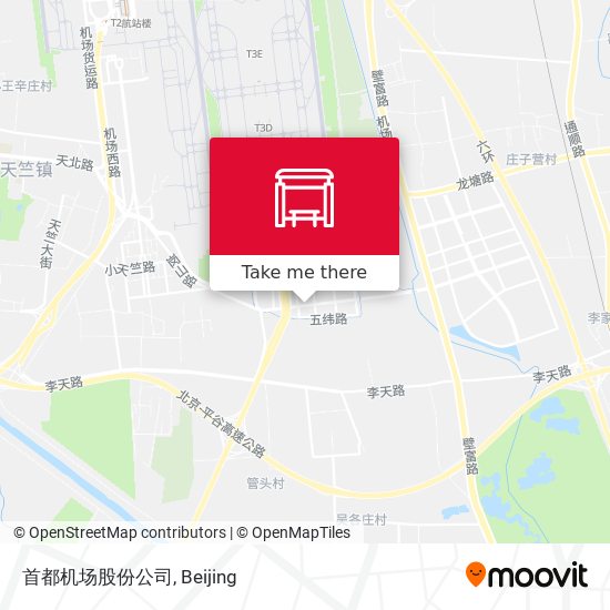 首都机场股份公司 map