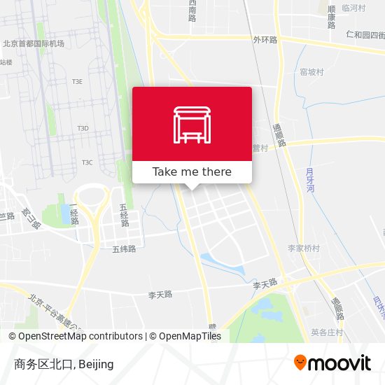 商务区北口 map