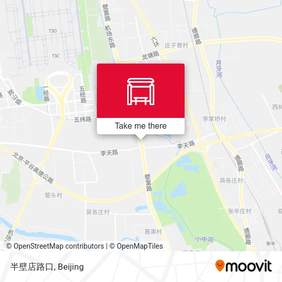 半壁店路口 map