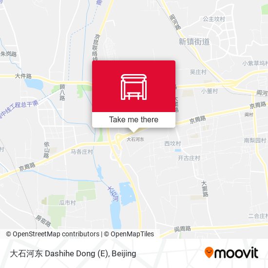 大石河东 Dashihe Dong (E) map