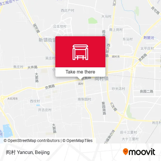 阎村 Yancun map