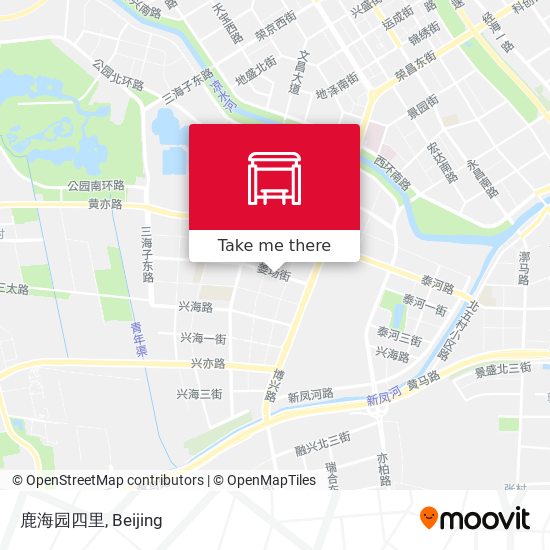鹿海园四里 map