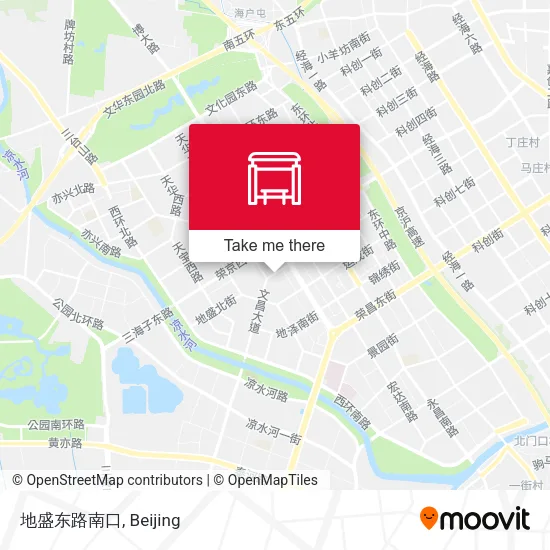 地盛东路南口 map