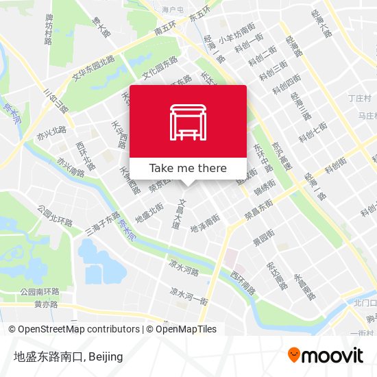 地盛东路南口 map