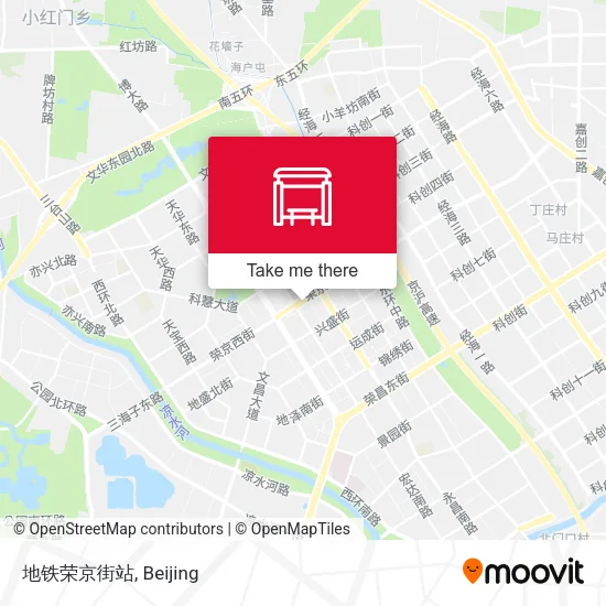 地铁荣京街站 map