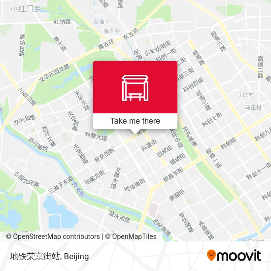 地铁荣京街站 map