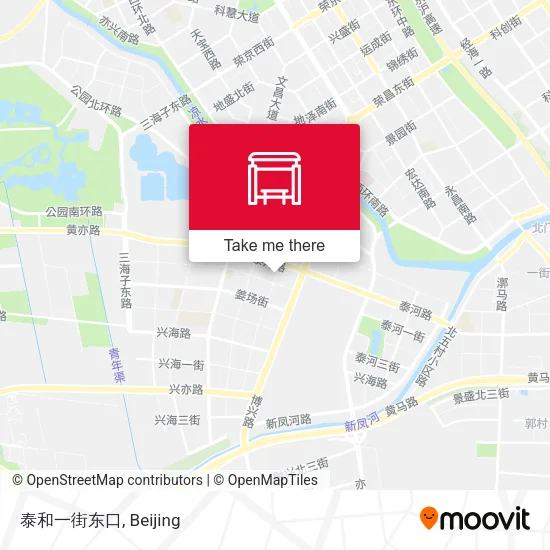 泰和一街东口 map