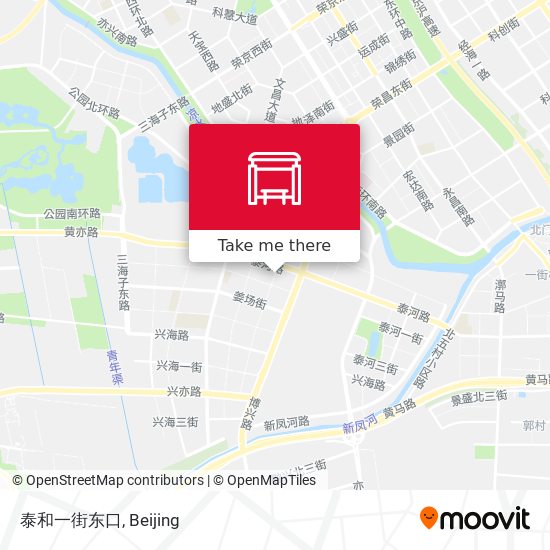 泰和一街东口 map
