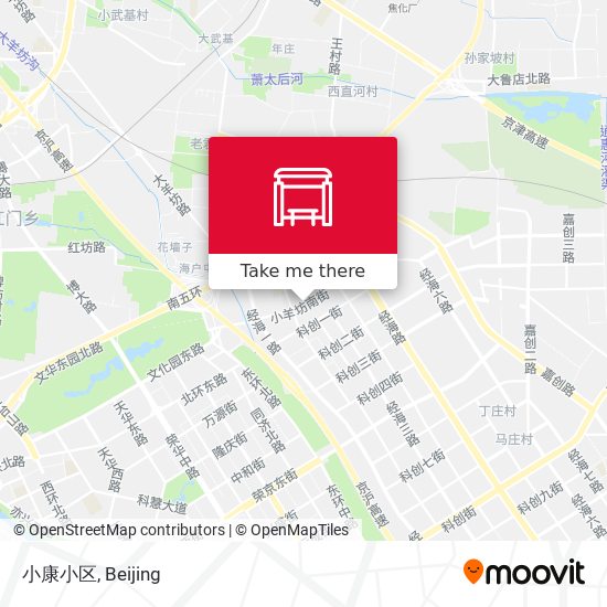小康小区 map
