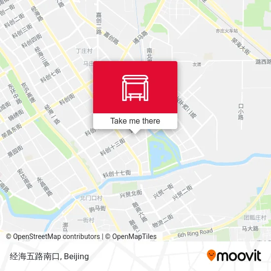 经海五路南口 map
