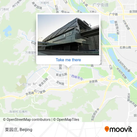 栗园庄 map
