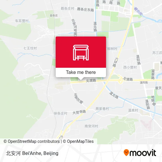 北安河 Bei'Anhe map
