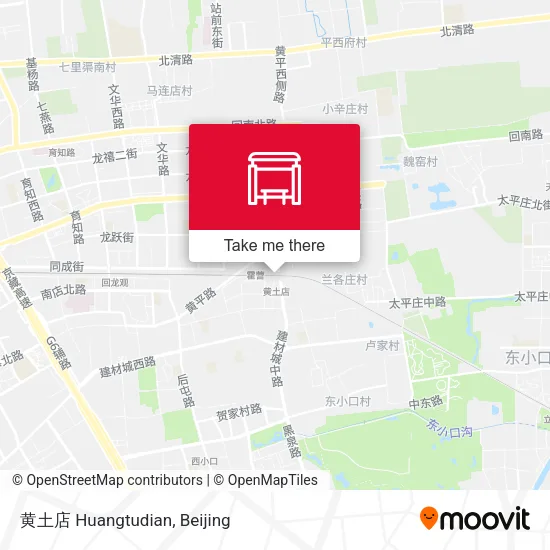 黄土店 Huangtudian map