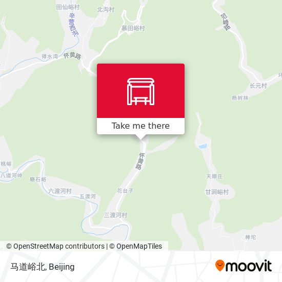 马道峪北 map
