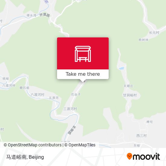 马道峪南 map