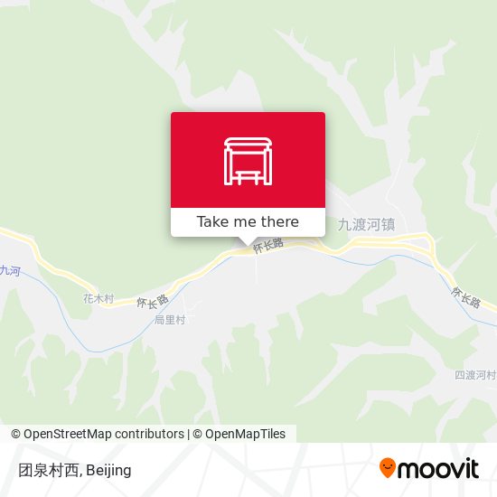 团泉村西 map