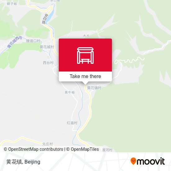黄花镇 map