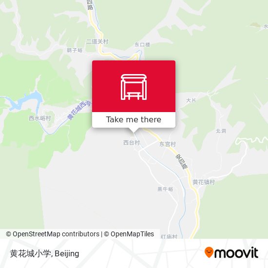 黄花城小学 map