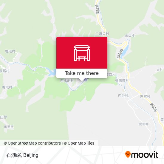 石湖峪 map