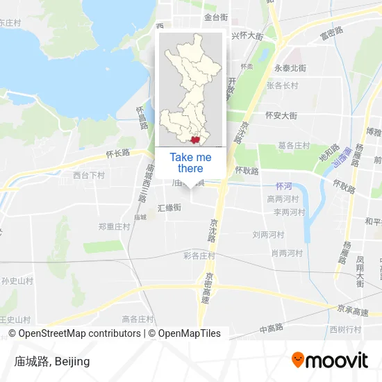 庙城路 map