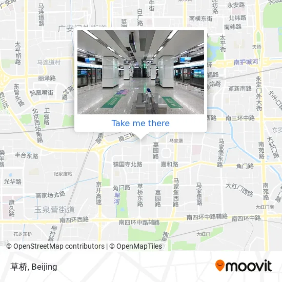 草桥 map