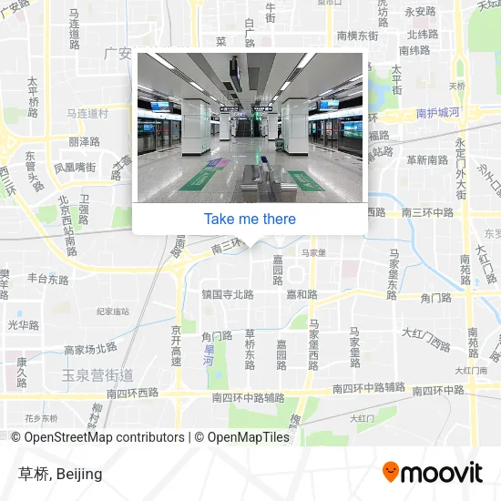 草桥 map
