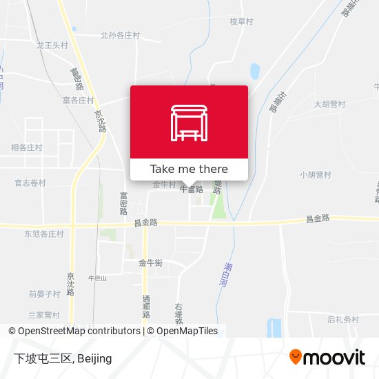 下坡屯三区 map