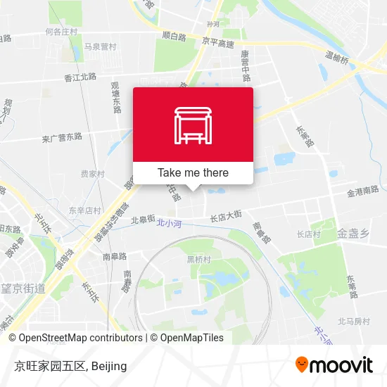 京旺家园五区 map