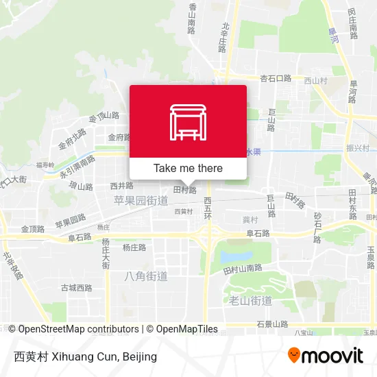 西黄村 Xihuang Cun map