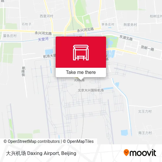 大兴机场 Daxing Airport map
