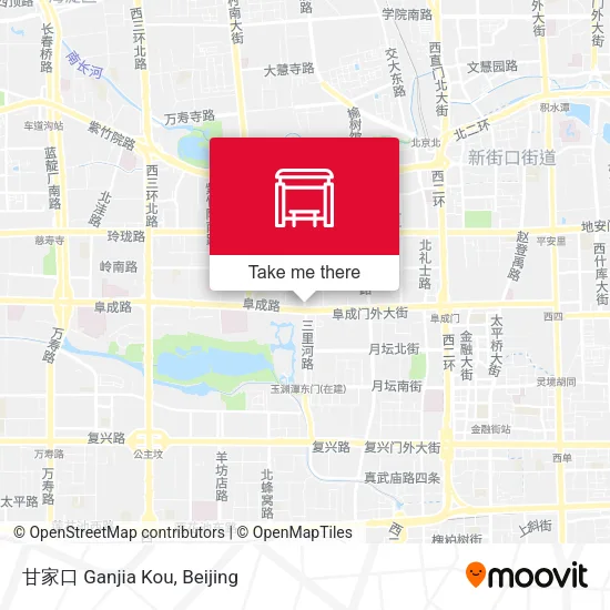 甘家口 Ganjia Kou map