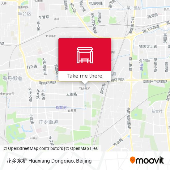 花乡东桥 Huaxiang Dongqiao map