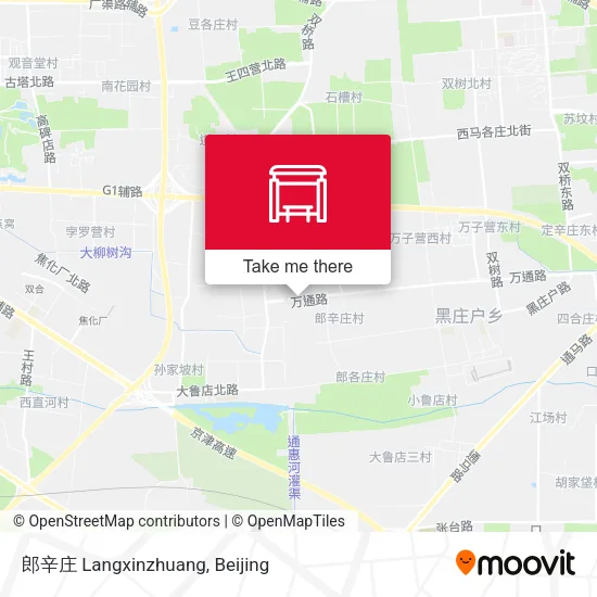 郎辛庄 Langxinzhuang map