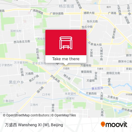 万盛西 Wansheng XI map