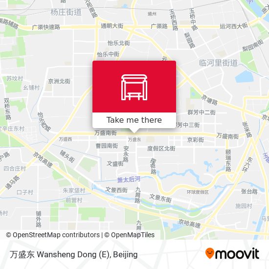 万盛东 Wansheng Dong (E) map