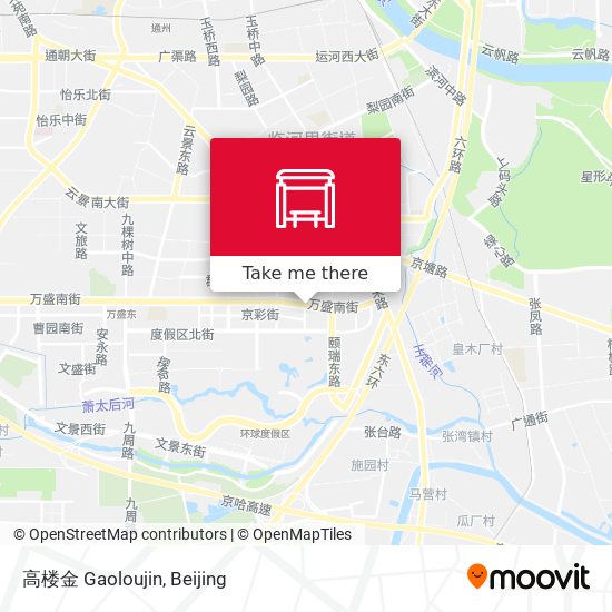 高楼金 Gaoloujin map