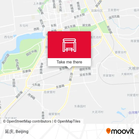 延庆 map