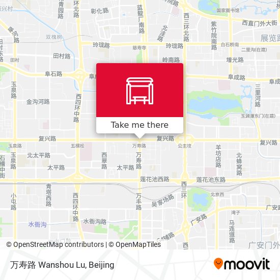 万寿路 Wanshou Lu map