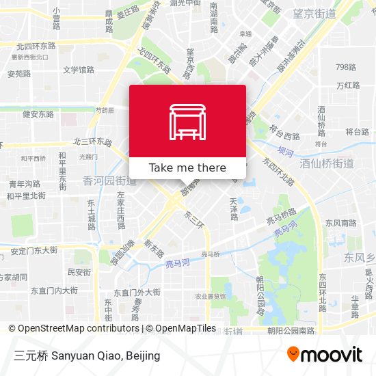 三元桥 Sanyuan Qiao map