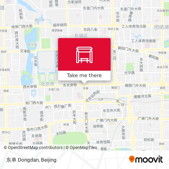 东单 Dongdan map