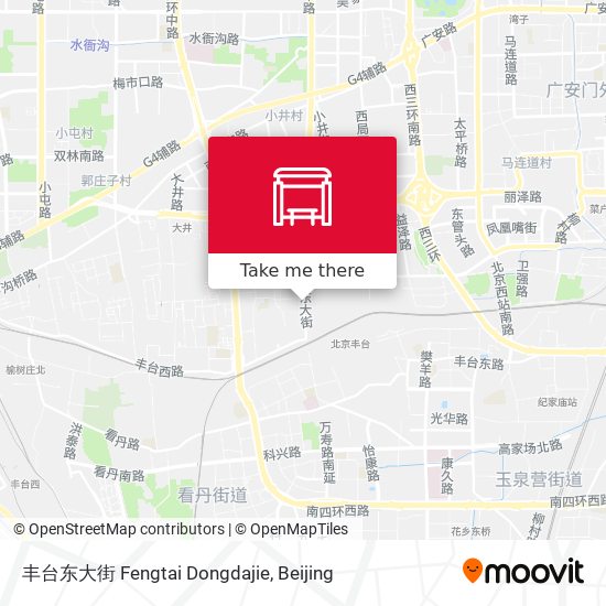 丰台东大街 Fengtai Dongdajie map