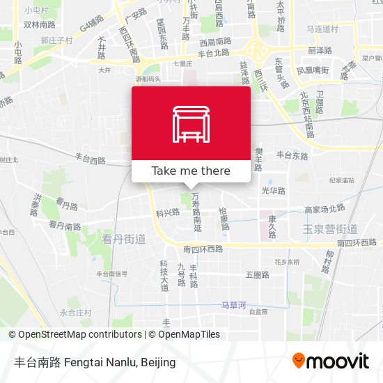 丰台南路 Fengtai Nanlu map