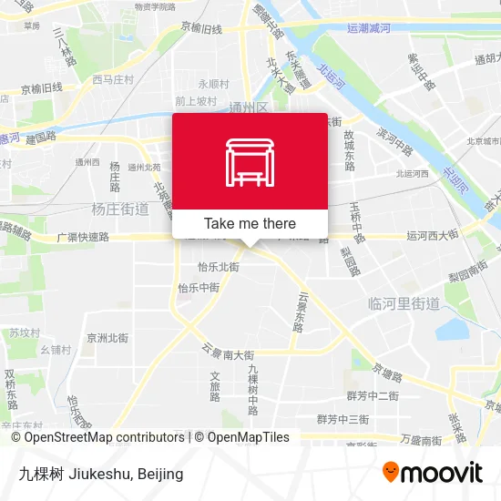 九棵树 Jiukeshu map