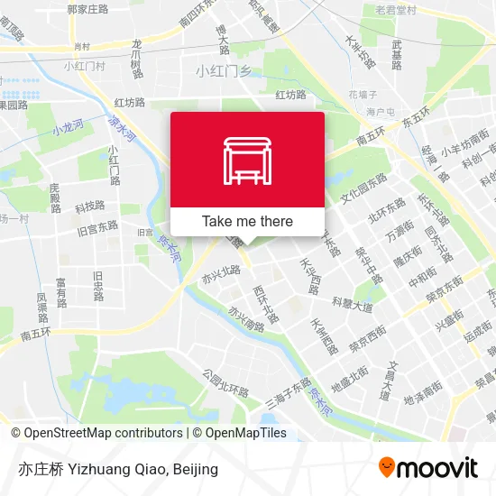 亦庄桥 Yizhuang Qiao map