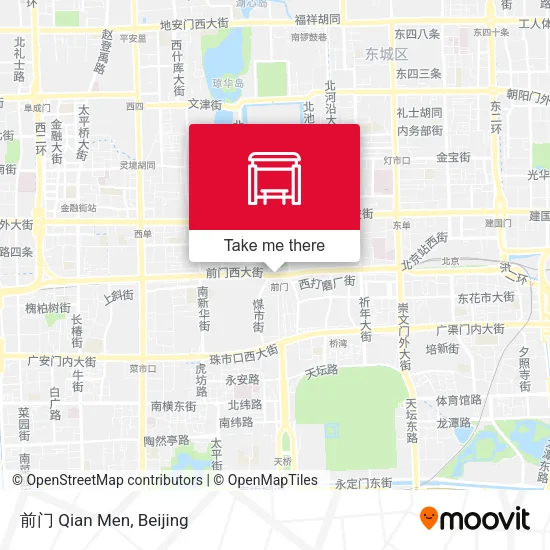 前门 Qian Men map