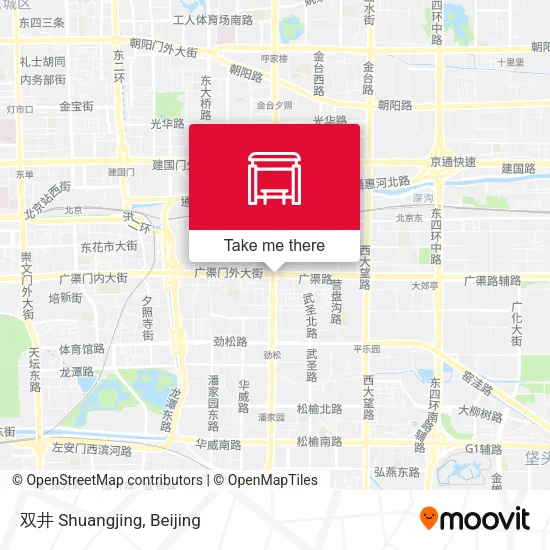 双井 Shuangjing map