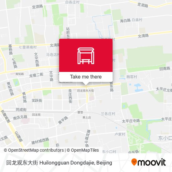 回龙观东大街  Huilongguan Dongdajie map