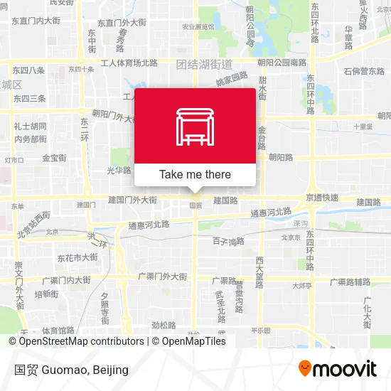 国贸 Guomao map