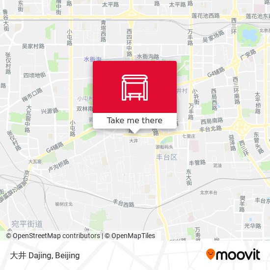 大井 Dajing map