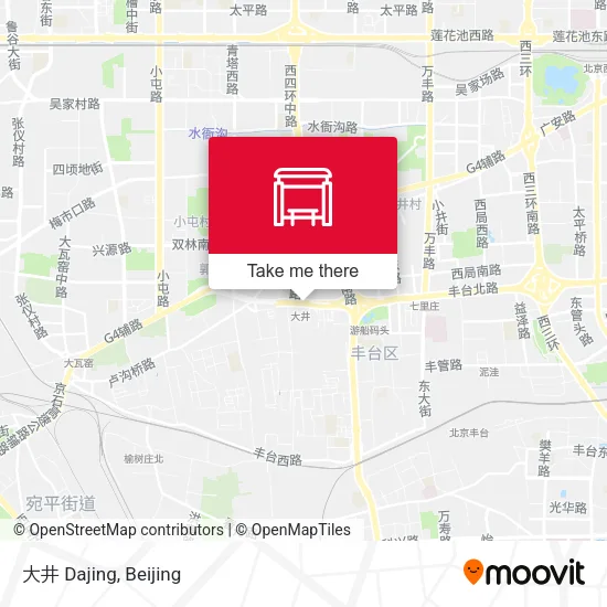 大井 Dajing map